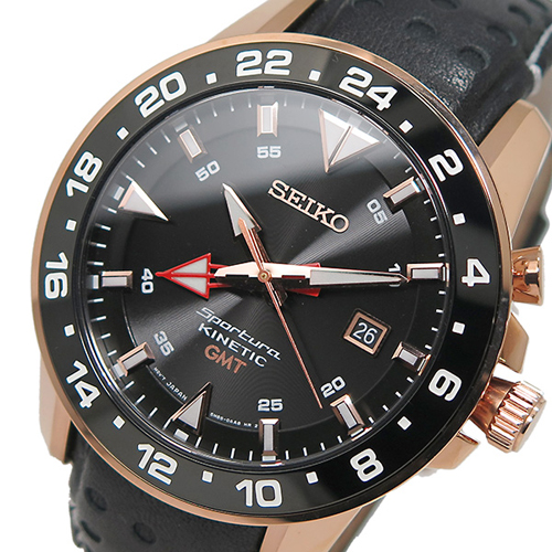 セイコー SEIKO スポーチュラ クオーツ メンズ 腕時計 SUN028P1 ブラック