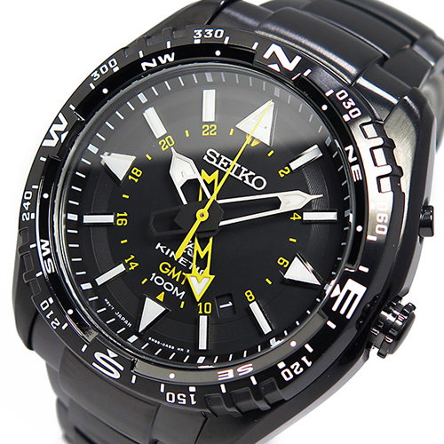 セイコー プロスペックス キネティック クオーツ 腕時計 SUN047P1 ブラック