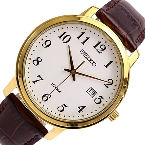 セイコー SEIKO クオーツ メンズ 腕時計 SUR114P ホワイト