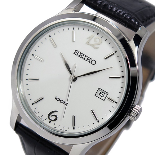 セイコー SEIKO クオーツ メンズ 腕時計 SUR149P1 ホワイト
