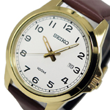 セイコー SEIKO クオーツ メンズ 腕時計 SUR160P1 ホワイト
