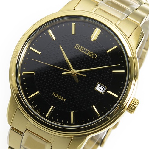 セイコー SEIKO クオーツ メンズ 腕時計 SUR200P1 ブラック