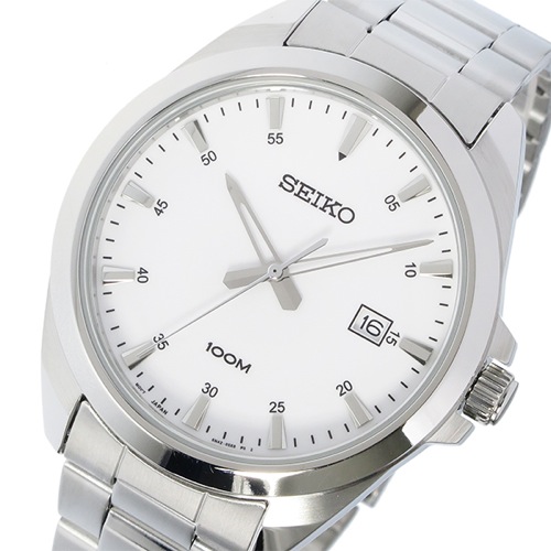 セイコー SEIKO クオーツ メンズ 腕時計 SUR205P1 ホワイト