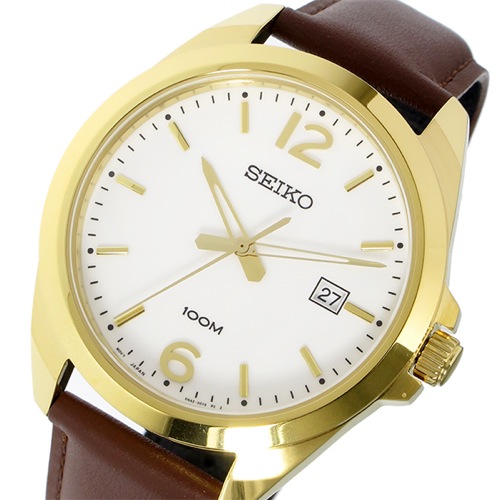 セイコー SEIKO クオーツ メンズ 腕時計 SUR216P1 ホワイト