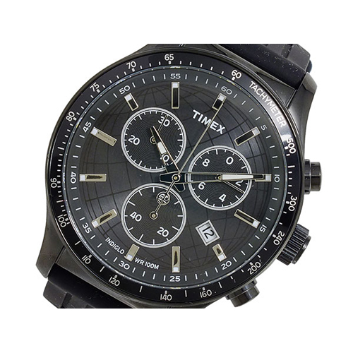 タイメックス TIMEX クオーツ メンズ クロノ 腕時計 T2N818