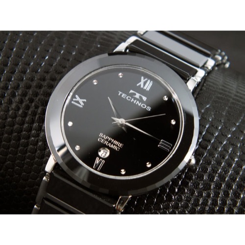 テクノス TECHNOS セラミック 腕時計 T9120TB