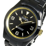 テクノス TECHNOS クオーツ メンズ 腕時計 TSM208BG ブラック