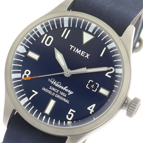 タイメックス Waterbury クオーツ ユニセックス 腕時計 TW2P64500 ネイビー/ネイビー