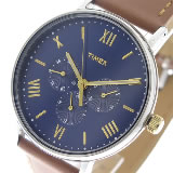 タイメックス クオーツ メンズ 腕時計 TW2R29100 ネイビー/ブラウン