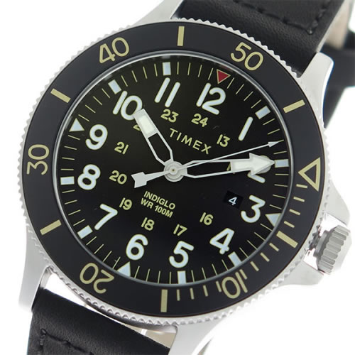 タイメックス INDIGLO クオーツ メンズ 腕時計 TW2R45800 ブラック/ブラック