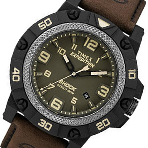 タイメックス FIELD SHOCK クオーツ メンズ 腕時計 TW4B01200 国内正規 カーキ