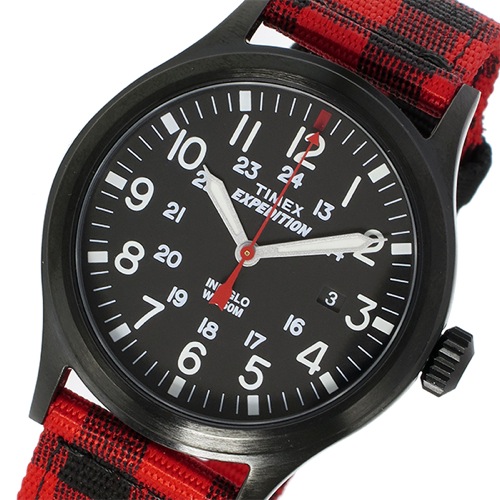 タイメックス エクスペディション クオーツ メンズ 腕時計 TW4B02000 ブラック