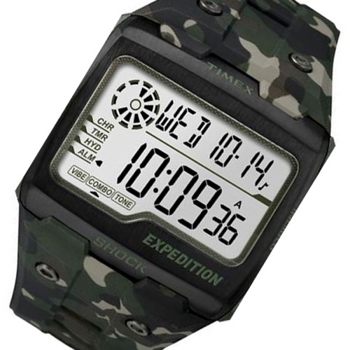 タイメックス グリッドショック クオーツ メンズ 腕時計 TW4B02900 カモ 国内正規