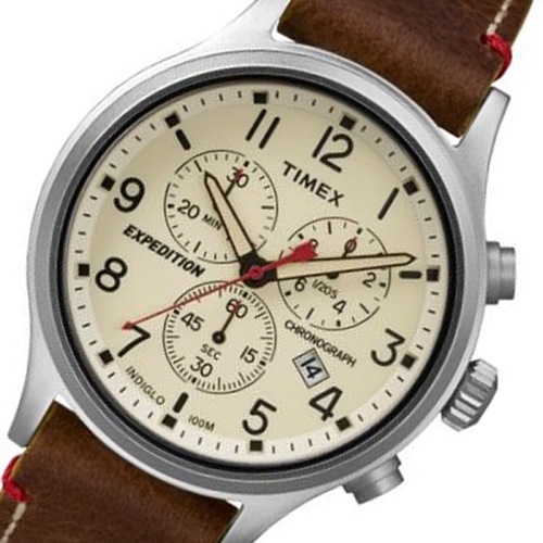 タイメックス スカウト クロノ メンズ 腕時計 TW4B04300 アイボリー 国内正規