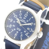 タイメックス インディグロ クオーツ メンズ レディース 腕時計 TW4B07000 ネイビー/ネイビー×ブラウン