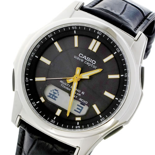 カシオ 電波 ソーラー メンズ 腕時計 WVA-M630L-1A2JF ブラック 国内正規