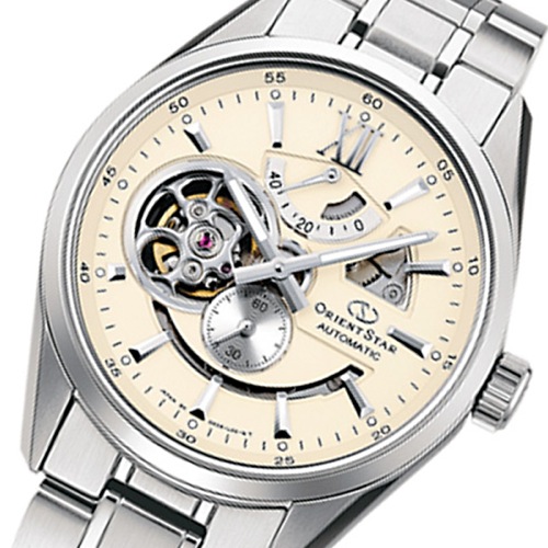 オリエント オリエントスター 自動巻き メンズ 腕時計 WZ0281DK クリーム 国内正規