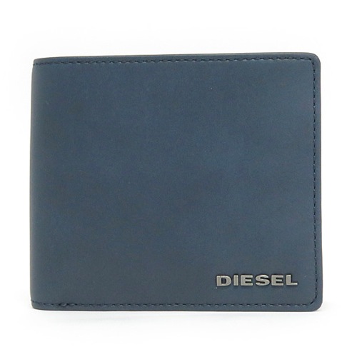 ディーゼル DIESEL メンズ 二つ折り短財布 X03363-PR478-H5057 ブルー