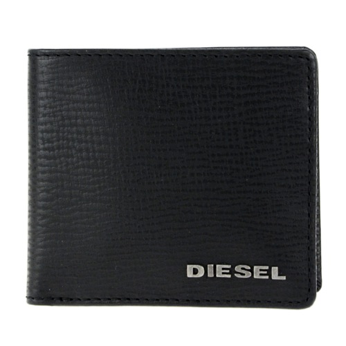 ディーゼル DIESEL メンズ 二つ折り短財布 X03456-P0685-T8013 ブラック