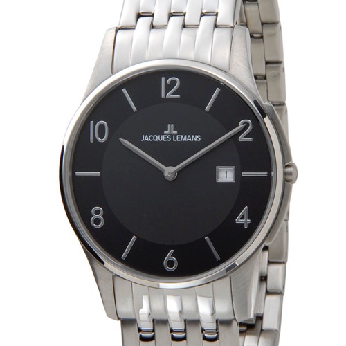ジャックルマン ケビンコスナー アンバサダーモデル ロンドン デイト メンズ 腕時計 1-1781A ブラック