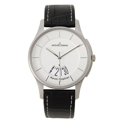 ジャックルマン ケビンコスナーモデル クオーツ メンズ 腕時計 11-1746H-1 ホワイト