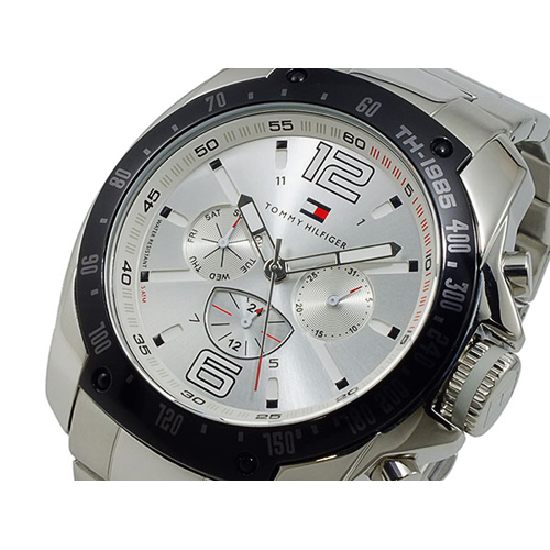 【送料無料】今人気のトミー ヒルフィガー 腕時計 メンズ 1790872 シルバー
