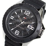 トミー ヒルフィガー クオーツ メンズ 腕時計 1791203 ブラック