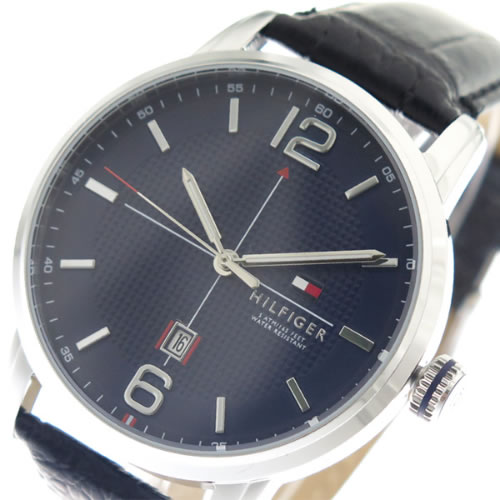 トミーヒルフィガー 腕時計 メンズ 1791216 ネイビー ブラック