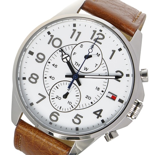 トミー ヒルフィガー クオーツ メンズ 腕時計 1791274 ホワイト