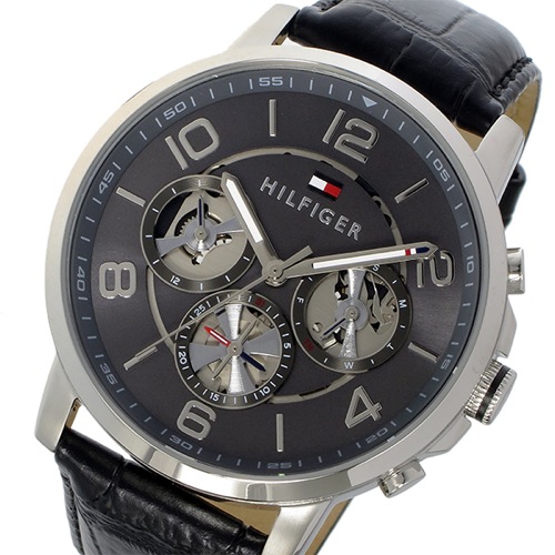 トミー ヒルフィガー クオーツ メンズ 腕時計 1791289 メタリックグレー