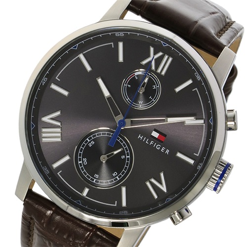 トミー ヒルフィガー クオーツ メンズ 腕時計 1791309 メタリックグレー