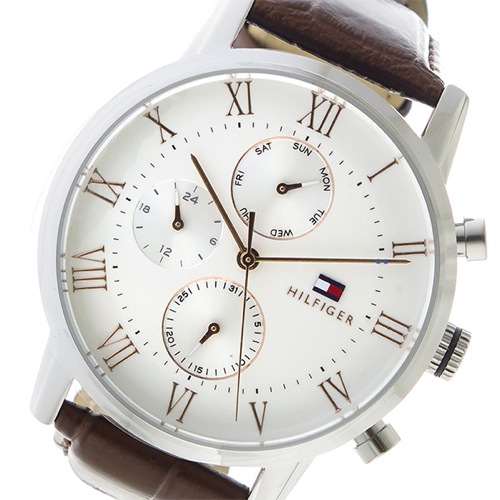 トミー ヒルフィガー クロノ クオーツ メンズ 腕時計 1791400 ホワイト