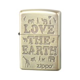 ジッポ LOVE THE EARTH メンズ ライター 喫煙具 2LE-BB ゴールド