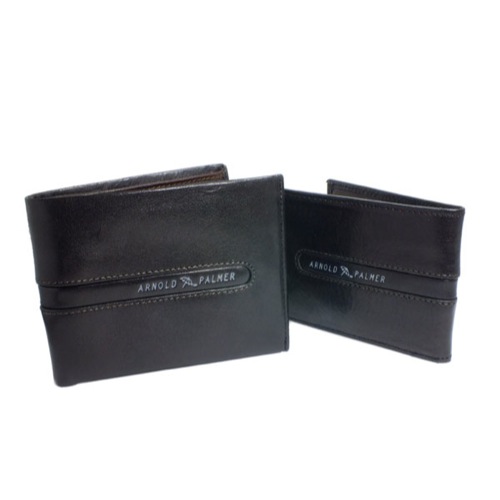 アーノルドパーマー 二つ折り メンズ 短財布 4AP3072-BK ブラック