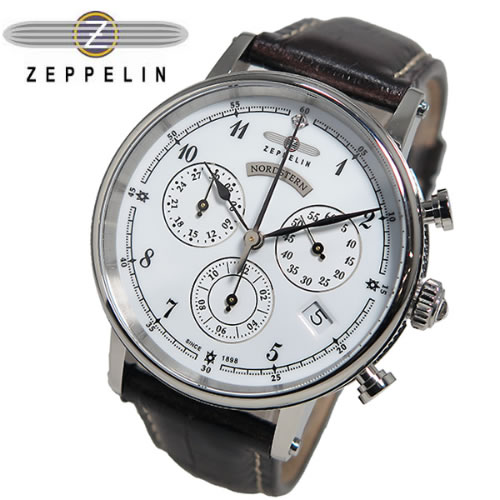 ツェッペリン ZEPPELIN ノルドスタン ユニセックス クロノ 腕時計 7577-1