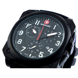 ウェンガー WENGER エアログラフ コクピットクロノ メンズ 腕時計 77010
