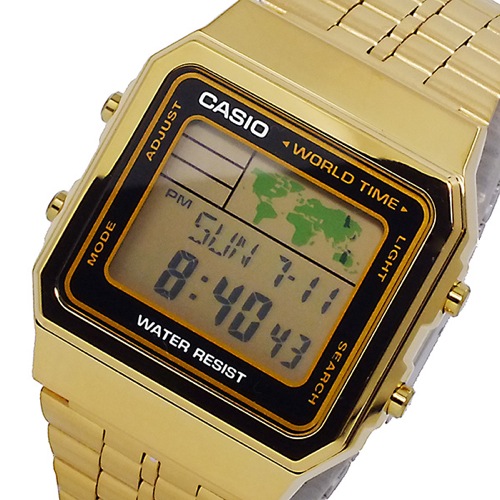カシオ CASIO デジタル メンズ ワールドタイム 腕時計 A-500WGA-1