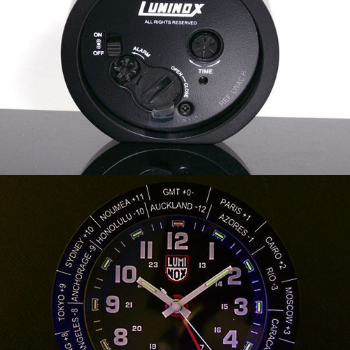 ★値下げ中★ルミノックス トラベル アラームクロック 置き時計 LWAC.B約88g