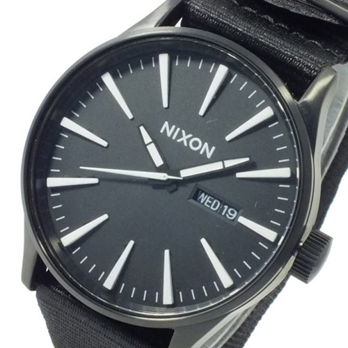 ニクソン セントリー SENTRY クオーツ メンズ 腕時計 A027-1148 ブラック