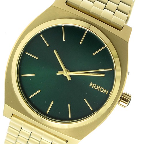 ニクソン クオーツ メンズ 腕時計 A045-1919 グリーン ゴールド