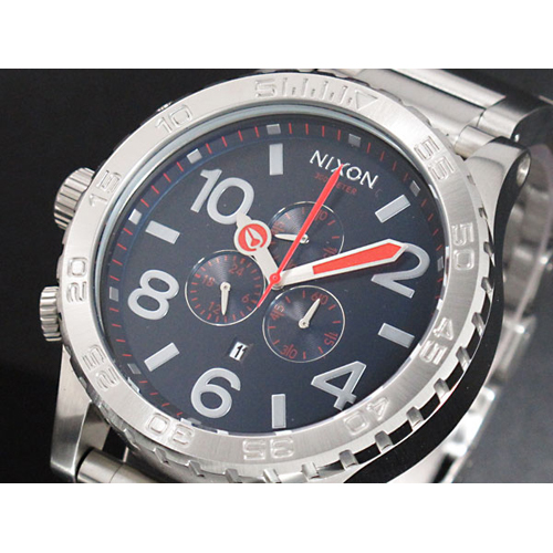 ニクソン NIXON 51-30 CHRONO 腕時計 NAVY A083-307