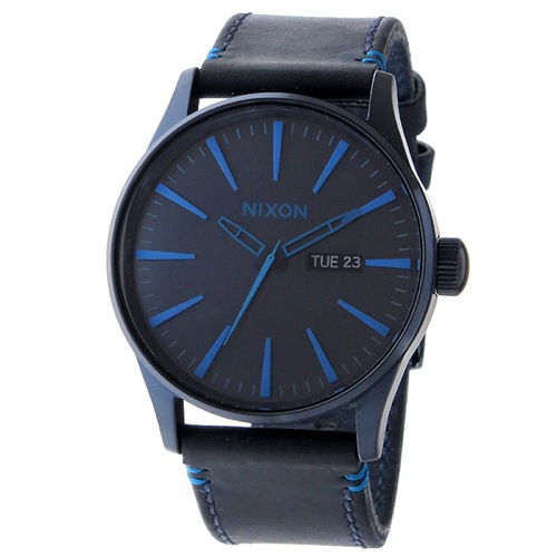 送料無料】ニクソン NIXON セントリー レザー SENTRY LEATHER クオーツ ユニセックス 腕時計 A105-2224 ダークブルー -  メンズブランドショップ グラッグ