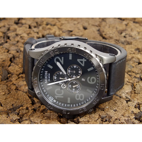 ニクソン NIXON 腕時計 A124-001 クロノグラフ ブラック