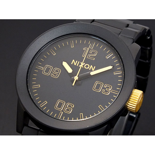 ニクソン PRIVATE SS 腕時計 A276-1041 MATTE BLACK GOLD