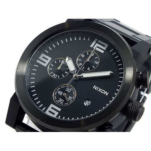 ニクソン NIXON ライドSS クロノグラフ 腕時計 A347-001 オールブラック