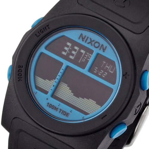 ニクソン NIXON リズム RHYTHM デジタル メンズ 腕時計 A385930 ブラック