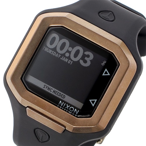 ニクソン ウルトラタイドクオーツ ユニセックス 腕時計 A476-872 ブラック/ピンクゴールド