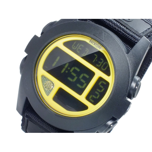 ニクソン バジャ BAJA デジタル メンズ 腕時計 A489-293 BLACK YELLOW ブラック×イエロー