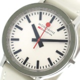 モンディーン MONDAINE 腕時計 メンズ A9500.30363.G.SET クォーツ ホワイト ライトグレー