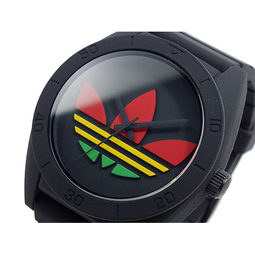 アディダス ADIDAS サンティアゴ 腕時計 ADH2789 ブラック×ラスタ